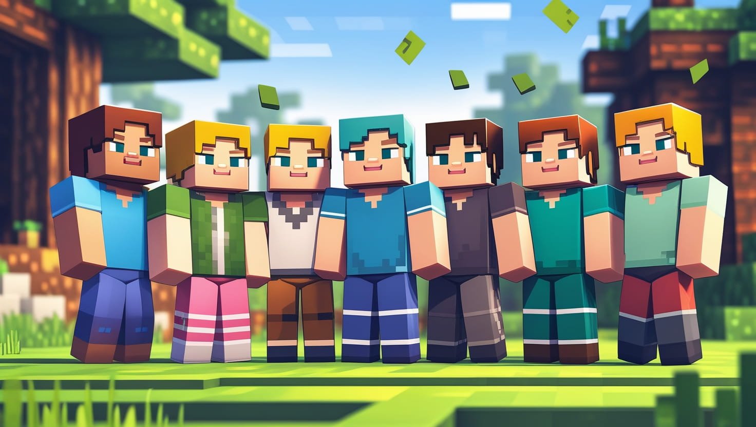 Casual Buddy Skin Pack (1.21, 1.20) – MCPE/Bedrock